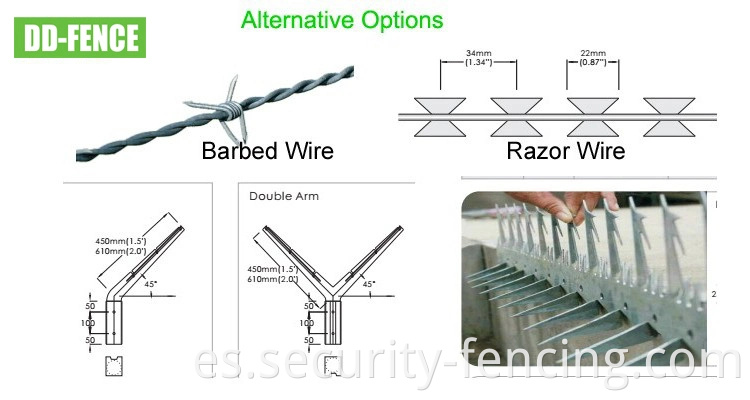 Venila de malla de alambre curvilínea de alambre con curvas con recubrimiento con metal de acero galvanizado de alta calidad